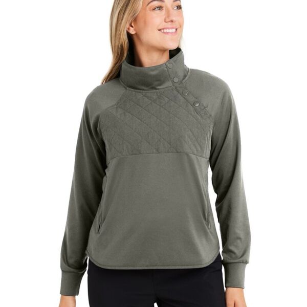 Swannies Women's Ellis Snap Neck Pullover SWE400L Women's Ellis Snap Neck Pullover Thumbnail