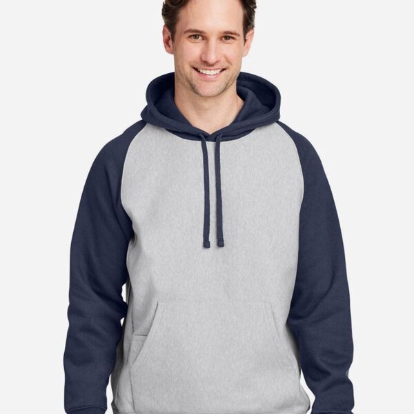 Team 365 Unisex Zone HydroSport™ Heavyweight Colorblock Hooded Sweatshirt TT96CB Unisex Zone HydroSport™ Heavyweight Colorblock Hooded Sweatshirt Thumbnail