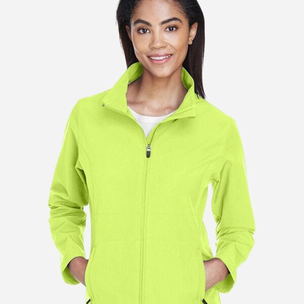 Team 365 Women's Leader Soft Shell Jacket TT80W Women's Leader Soft Shell Jacket Thumbnail