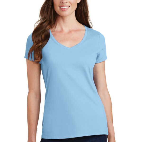 Port & Company Women's Fan Favorite V Neck Tee LPC450V Women's Fan Favorite V Neck Tee Thumbnail