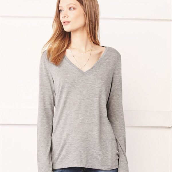 Bella + Canvas Women's Flowy Long Sleeve Tee 8855 Women's Flowy Long Sleeve Tee Thumbnail